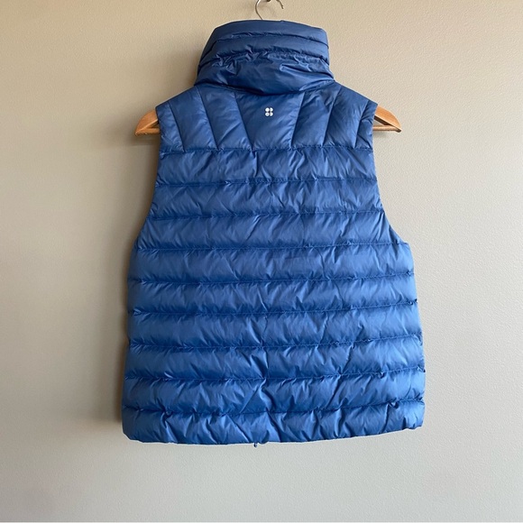 Sweaty Betty Pathfinder Lightweight Packable Down Filled Vest Blue Size M - Picture 9 of 11